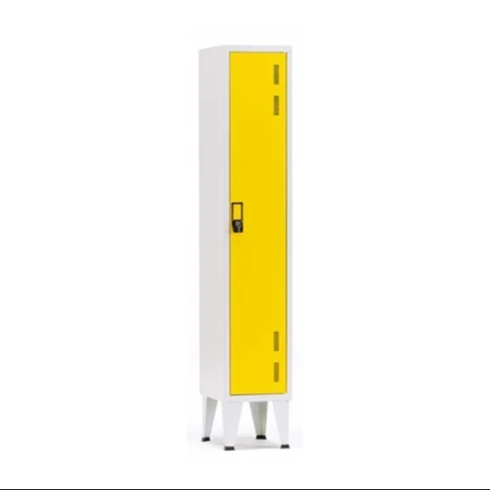 Armário vestiário de 1 cacifo - 1700x300x400 mm - Cores Variadas