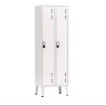 Armário vestiário de 2 cacifos - 1700x600x500 mm - Cores Variadas