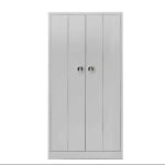 Armário de contabilidade com 4 portas de armónio e 4 Prateleiras ( Metal) - 1950x1000x420 mm - Cores Variadas