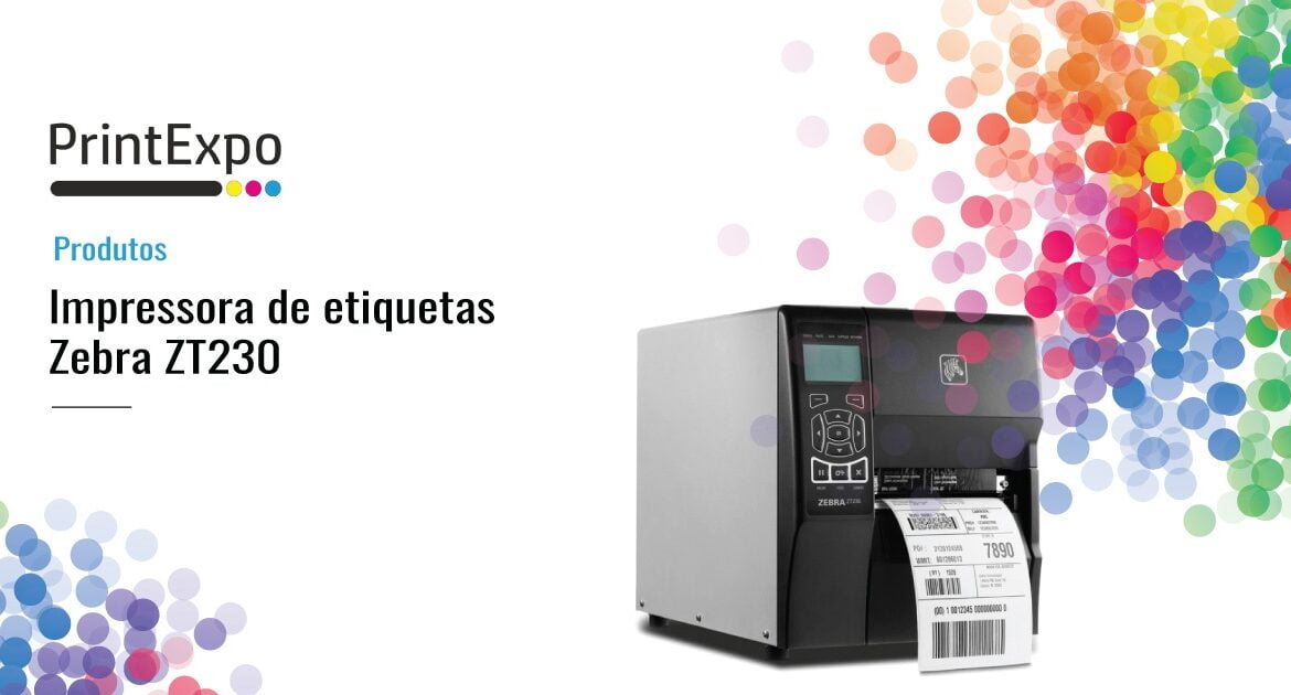 Impressora de etiquetas Zebra ZT230 - PrintExpo
