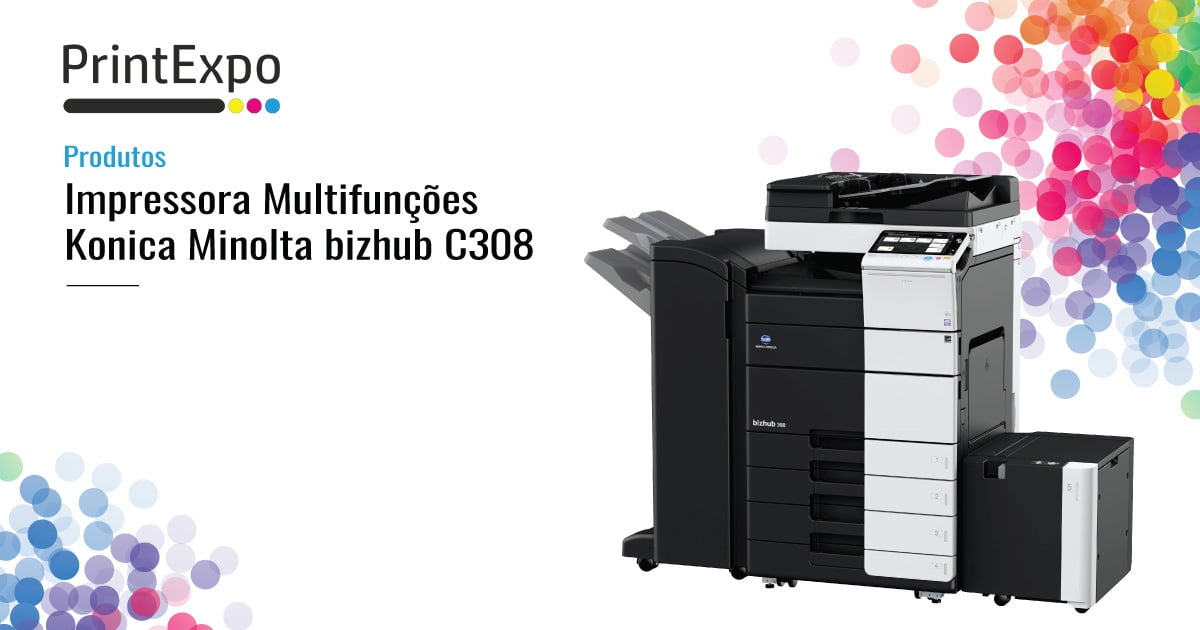 Impressora Multifunções Konica Minolta bizhub C308