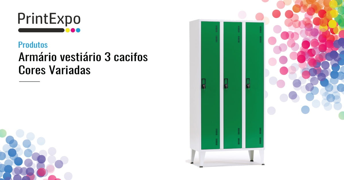 Armário vestiário - Cacifos - PrintExpo