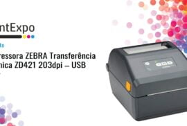 Impressora ZEBRA Transferência Térmica ZD421 203dpi – USB - PrintExpo