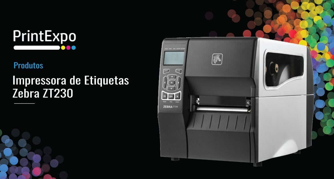 Impressora de etiquetas Zebra ZT230 - PrintExpo