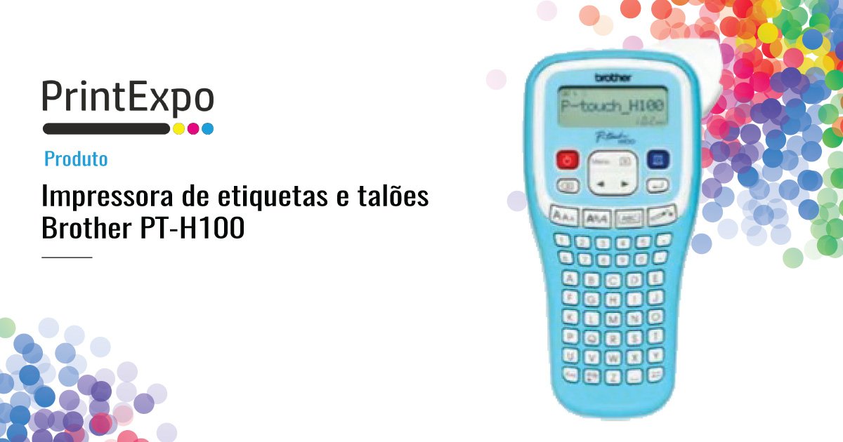 Impressora de etiquetas e talões Brother PT-H100