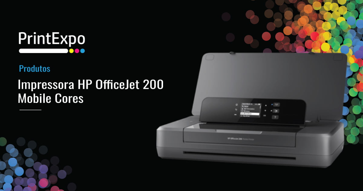 Impressora HP OfficeJet 200 Mobile Cores