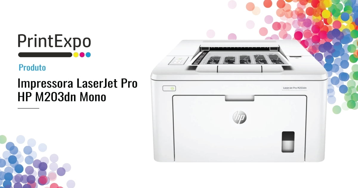 Impressora LaserJet Pro HP M203dn Mono