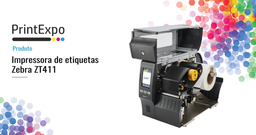 Impressora de etiquetas Zebra ZT411 - PrintExpo