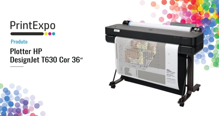 Plotter HP DesignJet T630 Cor 36″ - PrintExpo