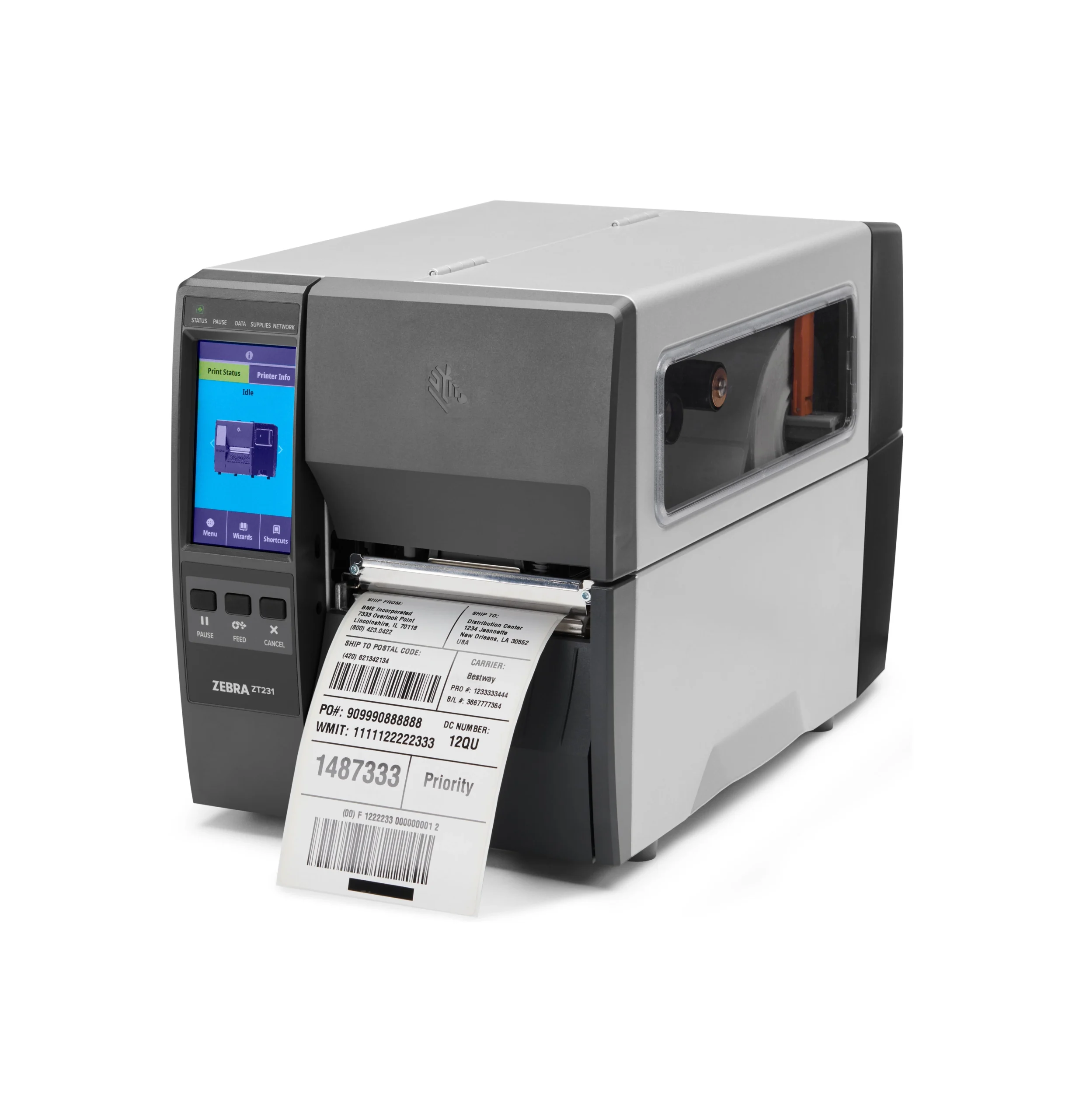 Impressora industrial de etiquetas Zebra ZT231 3 Impressora industrial de etiquetas Zebra ZT231 - Image 3