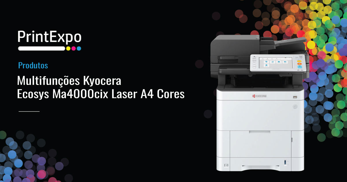 Multifunções Kyocera Ecosys Ma4000cix Laser A4 Cores