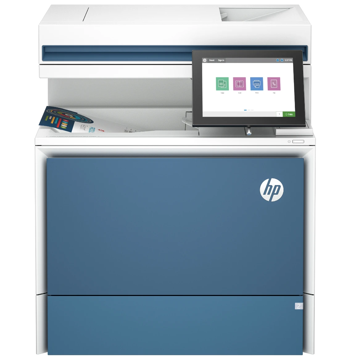 Impressora HP Color LaserJet Enterprise Flow MFP série X58045dn