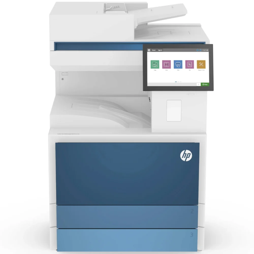 Multifuncional HP LaserJet Managed série E731dn