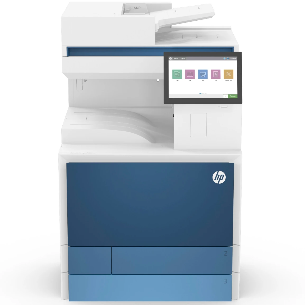 Multifuncional HP Color LaserJet Managed série E877dn