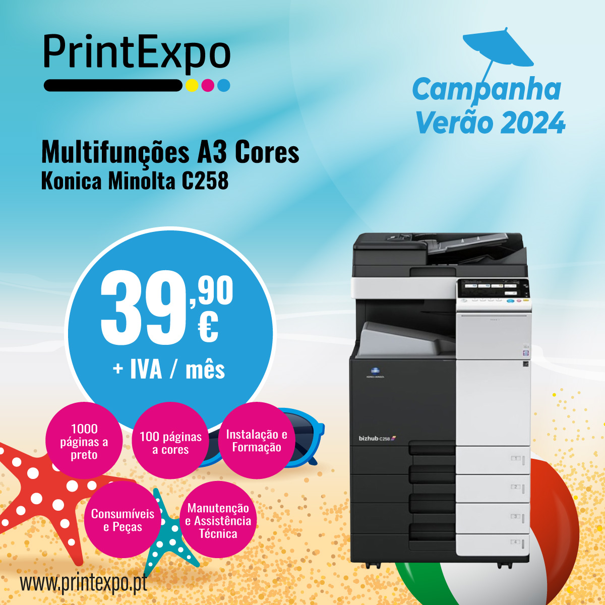 MULTIFUNÇÕES A3 CORES - Campanha Verão 2024